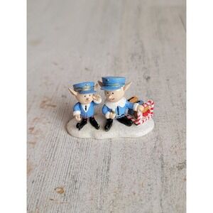 Hawthorne village elf luggage Rudolph mini village accessory glitter